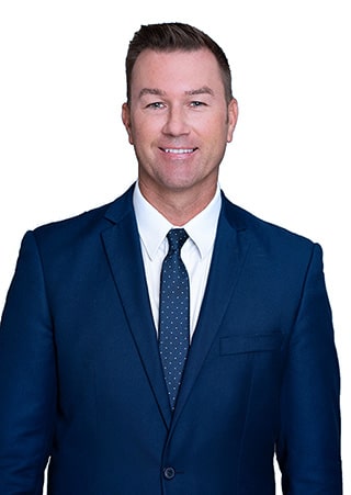 Joshua Roberts Florida Family law attorney portrait, white background